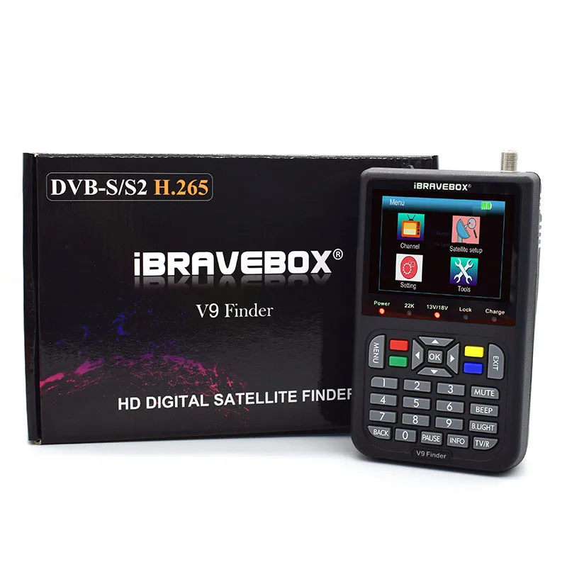 

V9 Finder Digital Satellite Finder 3,5 дюймов ЖК спутниковый искатель цифровой спутниковый искатель сигнала измеритель спутникового измерителя