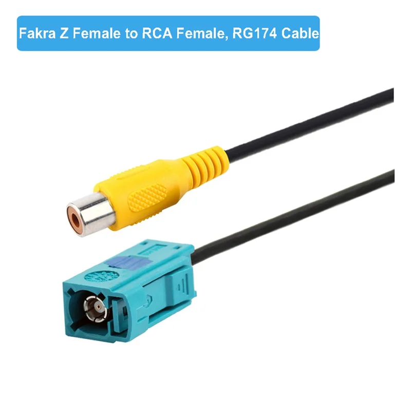 Fakra Z мама на RCA видеокабель адаптер автомобильная камера заднего вида