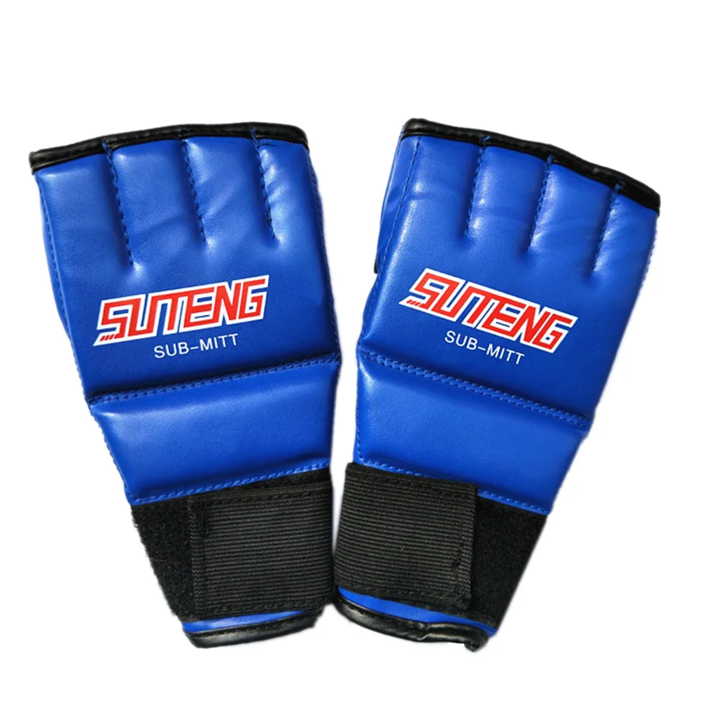 

Боксерские перчатки 1 пара, спортивные мужские перчатки с полупальцами для муай-тайского бокса, ММА, кикбоксинга, классные перчатки