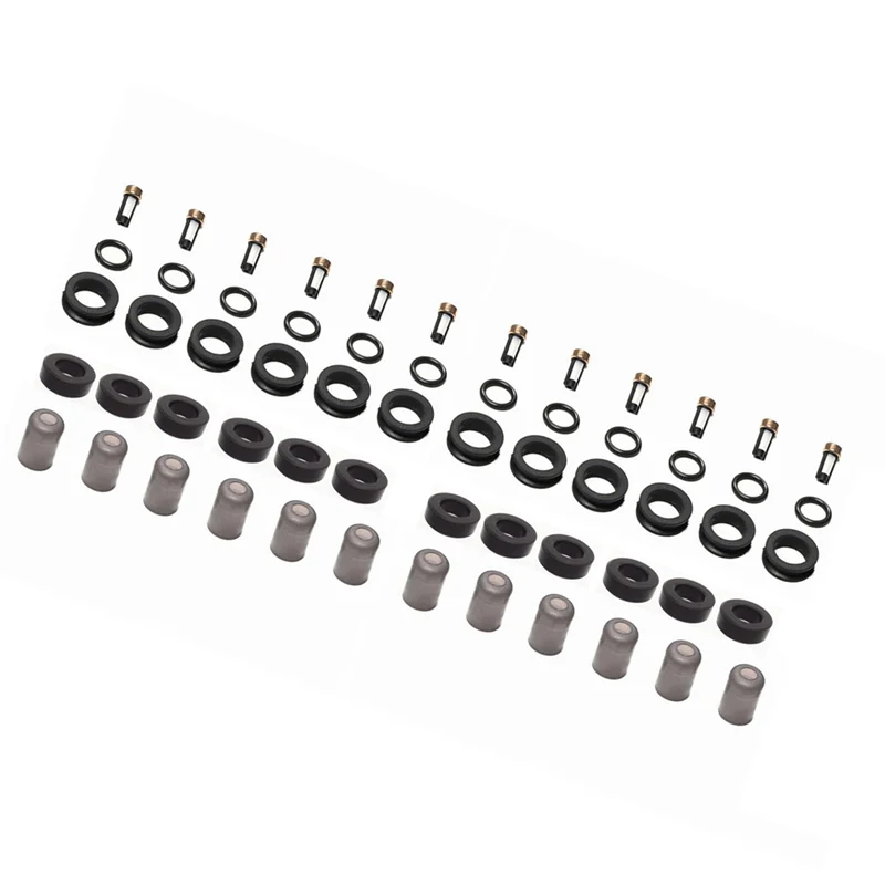 

12 комплектов, комплекты для ремонта форсунки топливного инжектора 23250-65020 для пикапа Toyota 1989-1995 SR5 T100 3,0 2320965020, детали инжектора