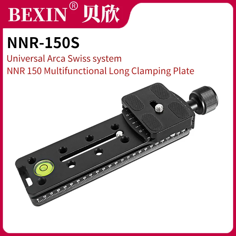 

NNR-150 Slide Rail RRS long Quick Release plate Clamp Lens Support Holder for Arca swiss Tripod camera ball head