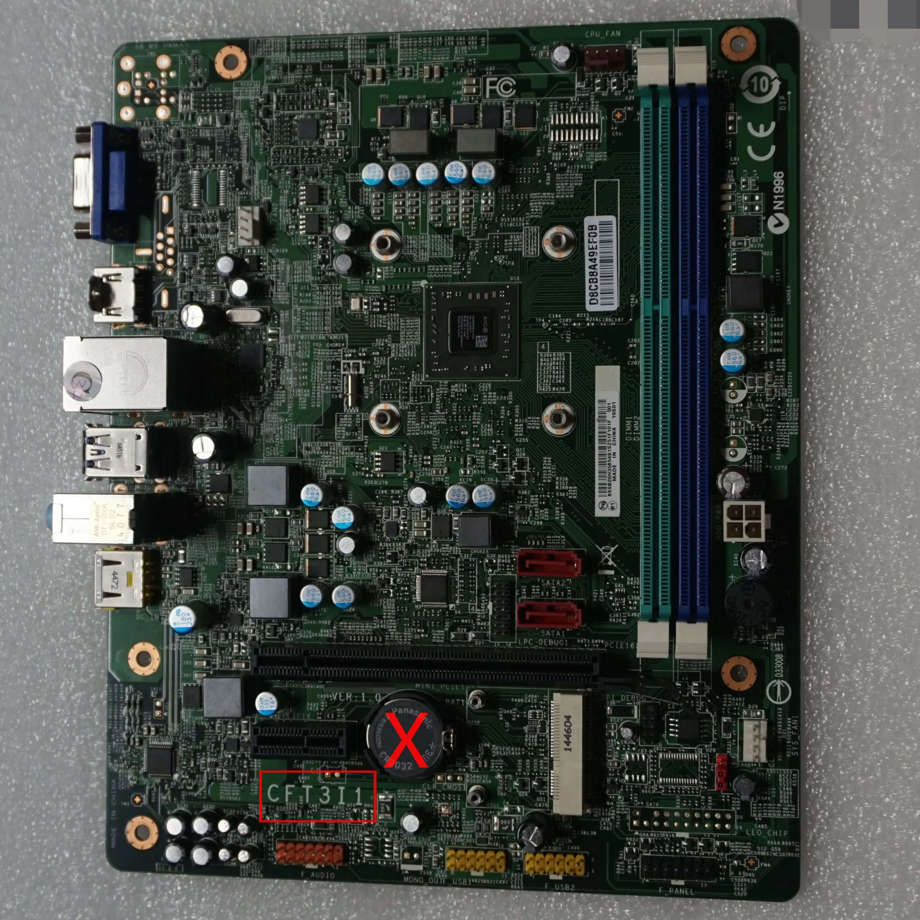 

Оригинальная разборная материнская плата для Lenovo CFT3I1, центральный процессор, четыре ядра