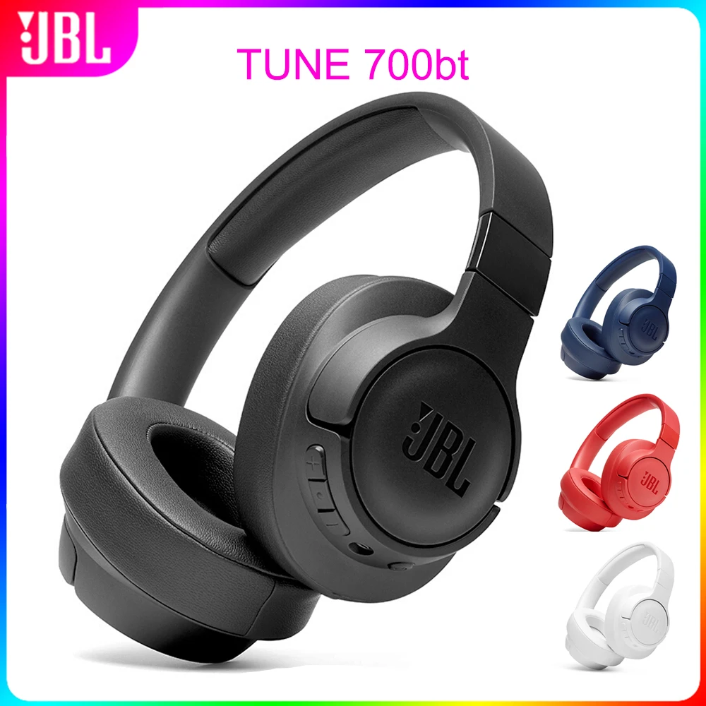 Original JBL TUNE 700BT Wireless Bluetooth Headphones Pure Bass Gaming Sports Headphones With Microphone JBL T700BT