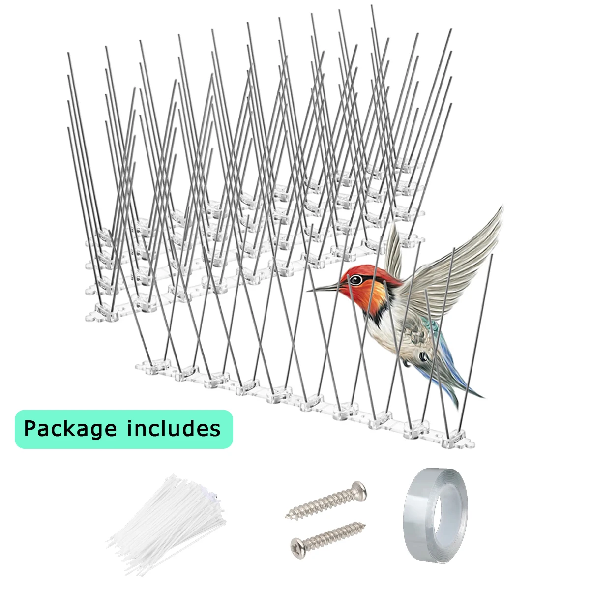 12/14 шт. шипы для забора с шипами маленьких птичьих голубей ворон и деревянных