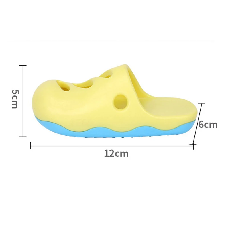 1 пара забавных пещерных туфель в форме игрушки для ванны собак устойчивые к
