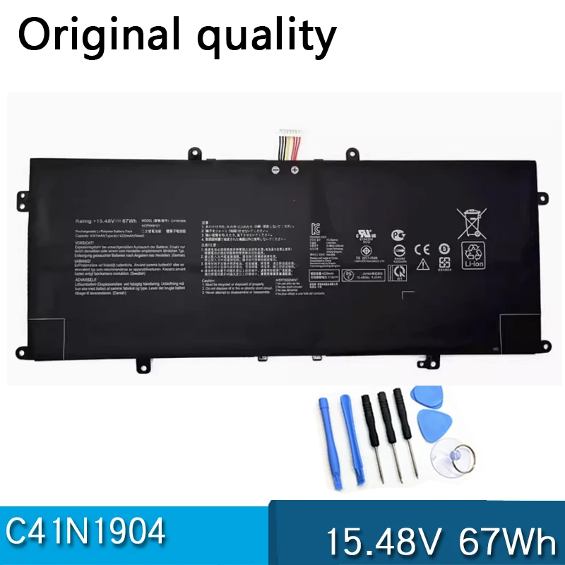 Новый аккумулятор C41N1904 15 48 в 67 Втч для ASUS ZenBook 13 14 UX325EA UX325JA UM325UA UM325SA UM425IA UX425EA UX425JA