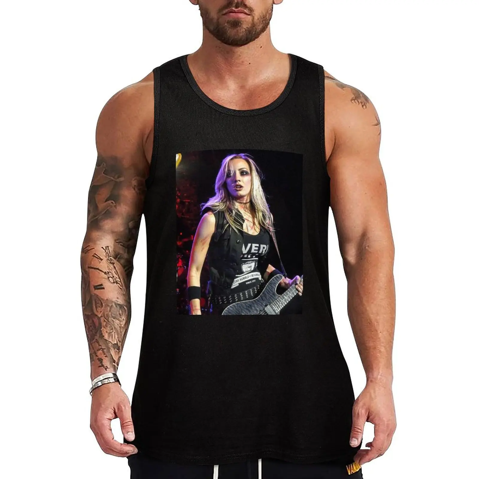Nita Strauss Poster Art Tank Top Мужская спортивная одежда жилет мужской