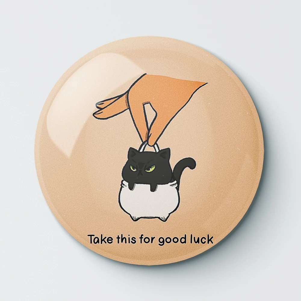 

CUTE CAT 049 Buttons Brooches Pin Jewelry Accessory Customize Brooch Fashion Lapel Badges