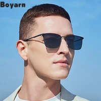 boyarn retro nylon polarized sunglasses mens business outdoor driving square sunglasses mens shades cross border eyewear