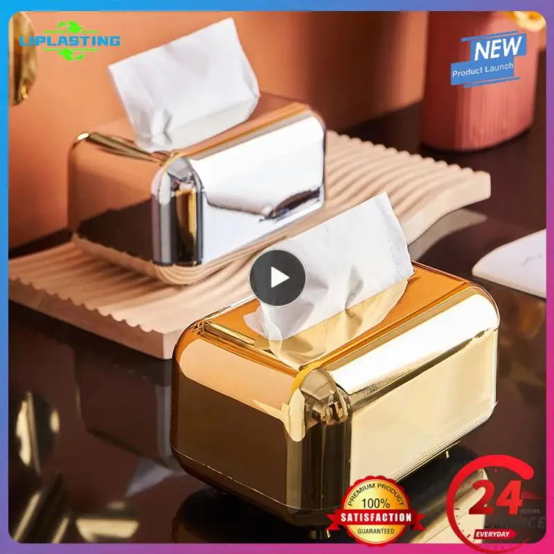 

New Leather Tissue Box Napkin Holder Paper Case Bathroom Tissue Box Cover Car Napkin Storage Modern Toilet Paper Box