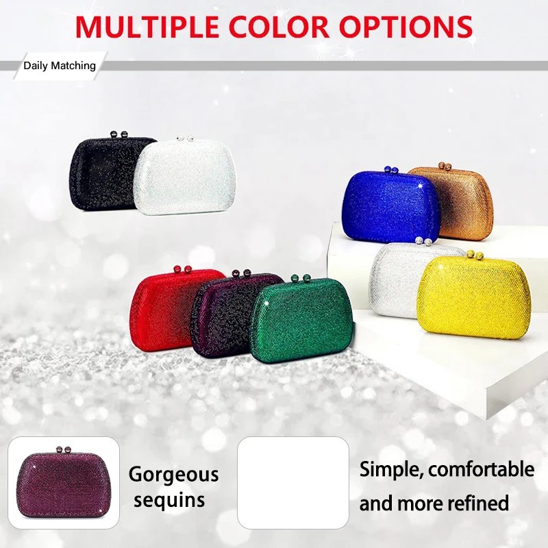 Женская подарочная сумка со стразами