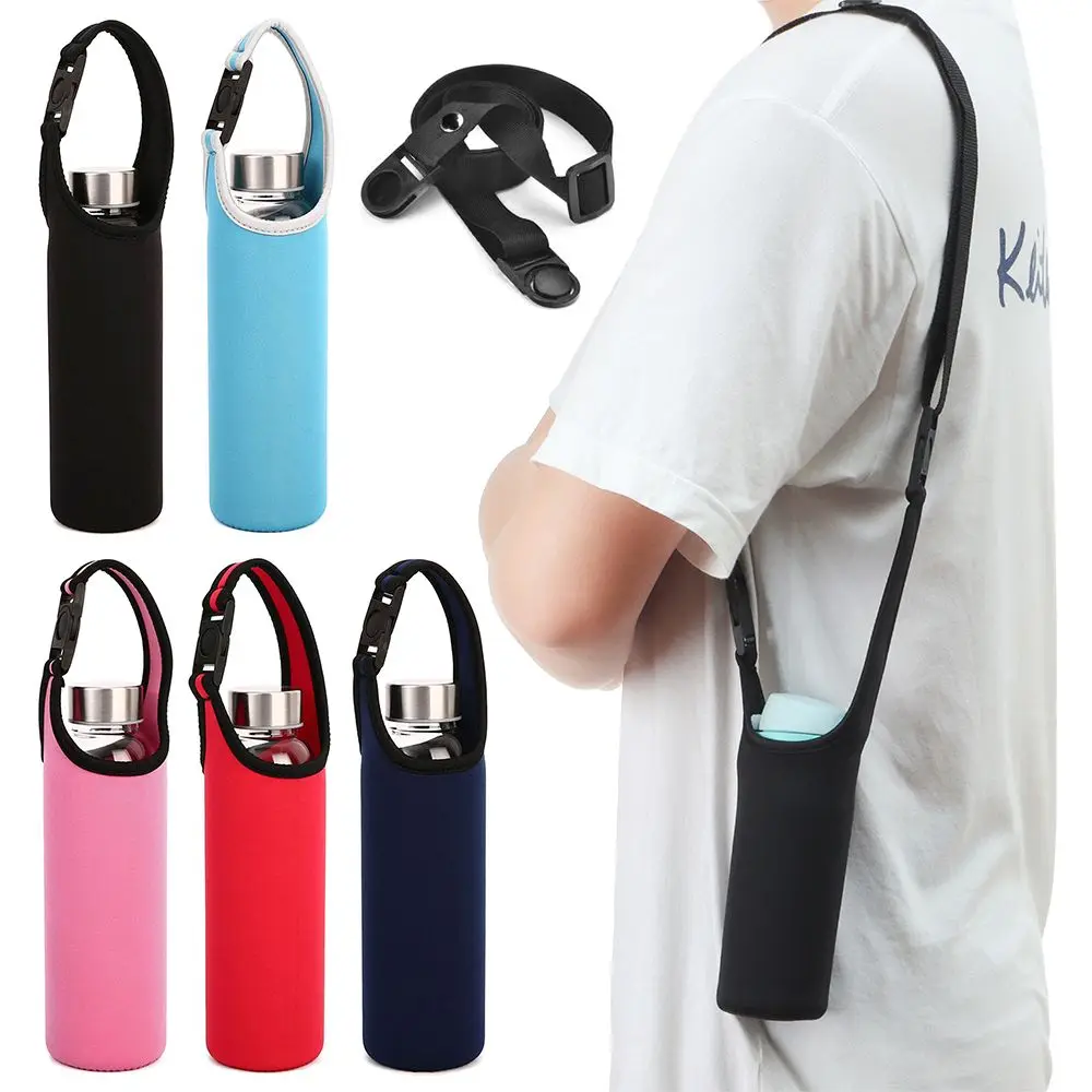 

Sport Insulat Bag With Adjustable Straps Pouch Water Bottle Case Cup Sleeve Vacuum Cup Sleeve Water Bottle Cover