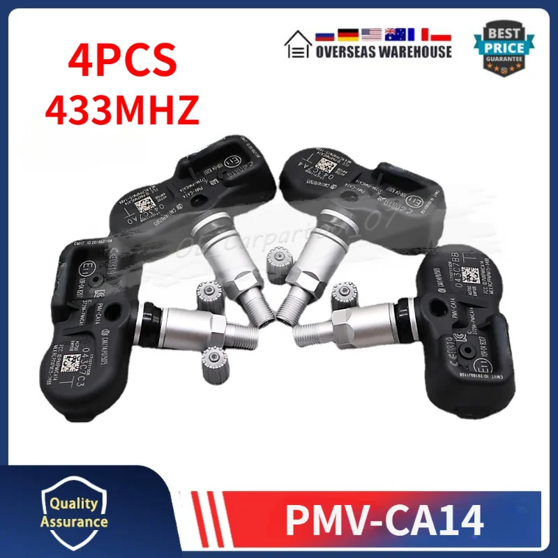 4 шт., датчик давления в шинах Infiniti Q70 Qx QX50 QX70 QX80 Nissan 370Z