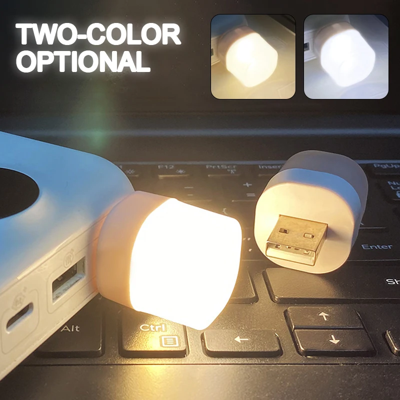 

Лампа с USB-разъемом для компьютера, маленький светильник для чтения с USB-зарядкой и защитой глаз светодиодный маленький круглый ночсветильник для чтения