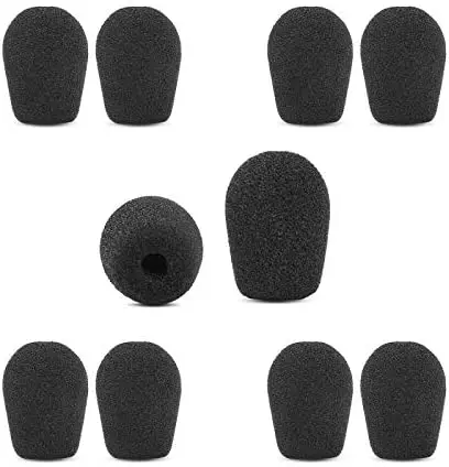 

5 Pair Mic Covers Compatible with VXI Blueparrott B250XT B350XT B450XT B550-XT C400-XT S450-XT Headset Universal Foam Microphon