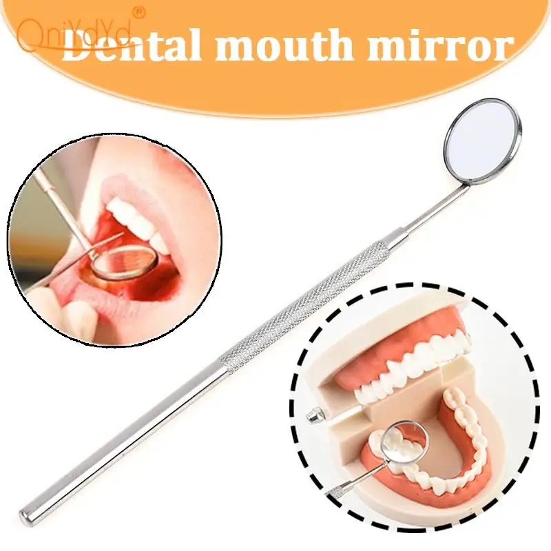 1 шт. стоматологическое зеркало из нержавеющей стали для ухода за полостью рта