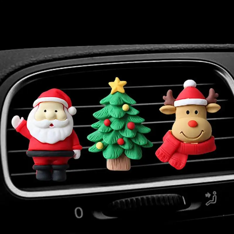 

Car Aromatherapy Diffuser Vent Clip 5pcs Portable Snowman Car Fragrant Diffuser Vent Clip Portable Aromatherapy Car Vent Clip