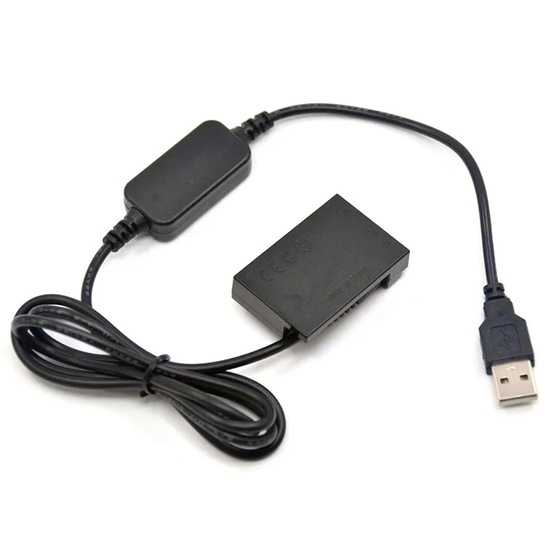 + Dr-e15 Dc Coupler Lp-e12 Dummy Battery Power Bank For Canon Eos-100d Kiss X7 Eos 100d Rebel Sl1 Sx70hs