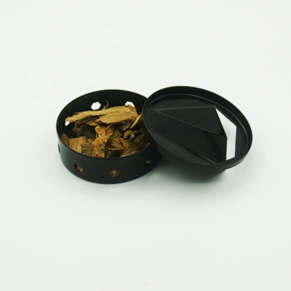 2pcs Smoker Box BBQ Wood Chips For Indoor Outdoor Charcoal Gas Barbecue Grill Meat Infused Smoke Flavor Accessories