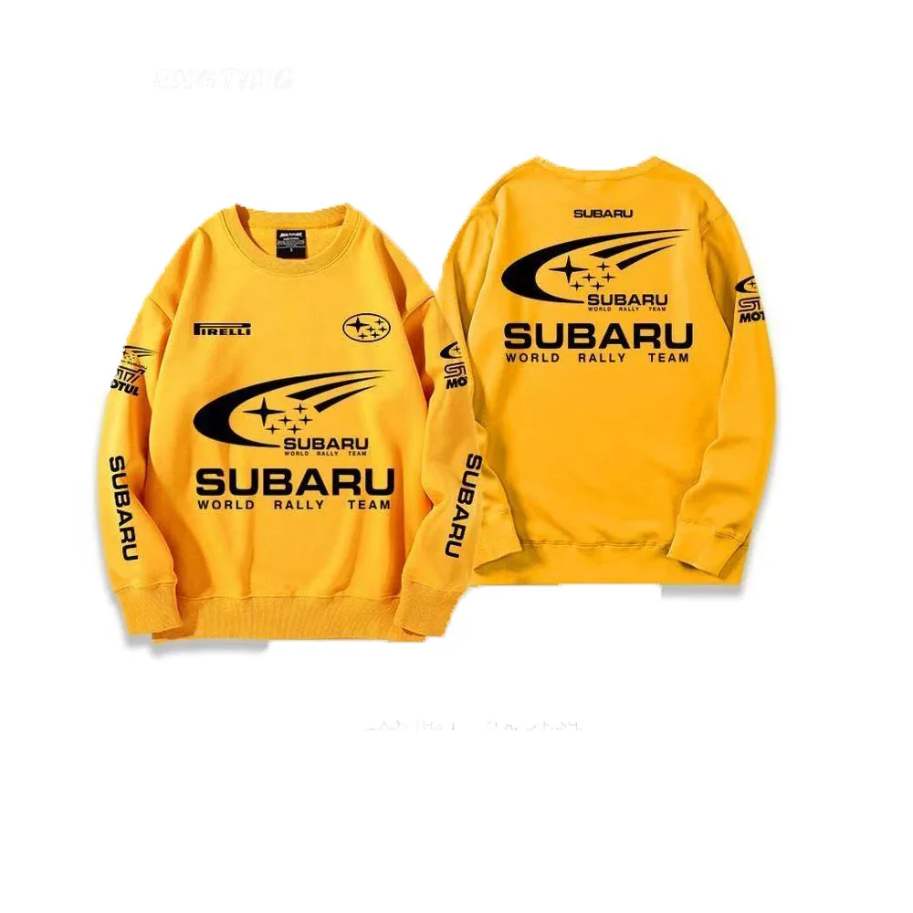 Фото Автомобильная толстовка SUBARU с круглым вырезом для мужчин и женщин, флисовая толстовка нового стиля осени и зимы 2026, универсальная и повседневная одежда tr №5