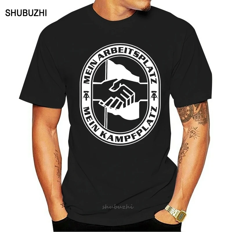 

shubuzhi Fashion T-Shirt East My Place - Kampfplatz Ddr East Germany Double Side Tees
