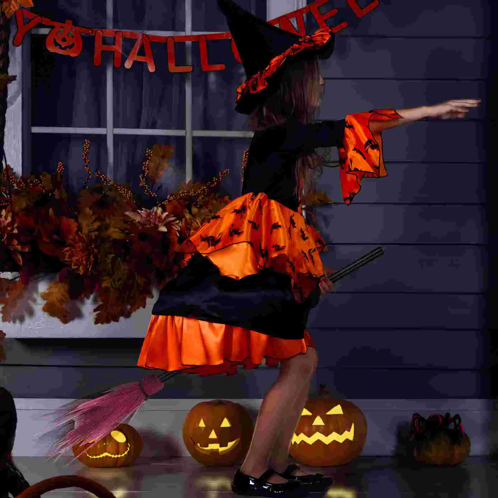 Игрушка на Хэллоуин костюм метлы ведьмы метла Aldult сетка реквизит волшебника