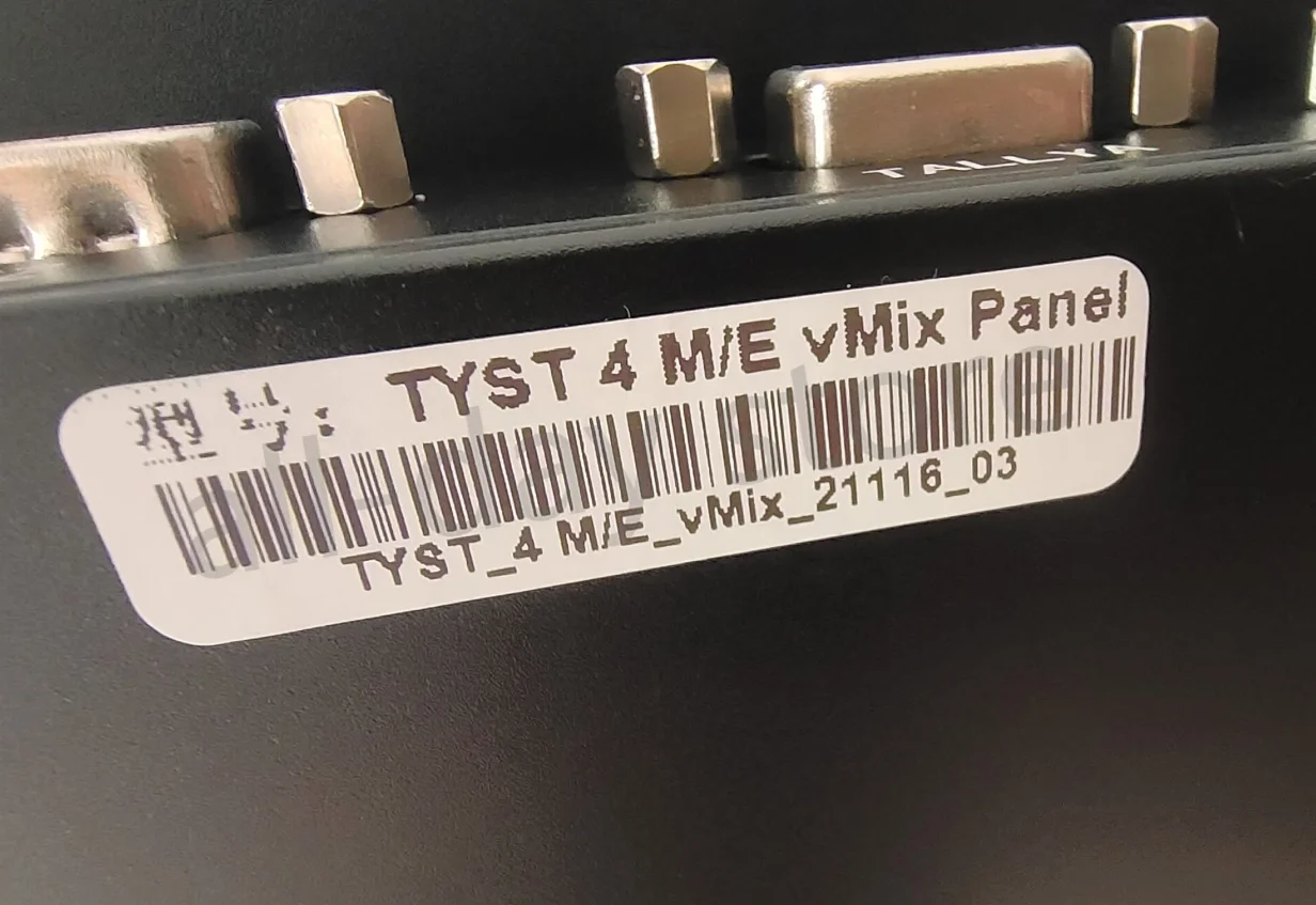 Фото TYST 4M/E Advanced VMIX Панель управления Панель переключателей Клавиатура 4ME Системы воспроизведения в реальном времени с медленным движением Переключатель вещания №2
