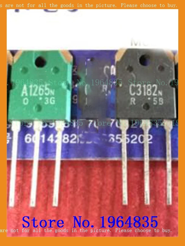 

2 шт./лот = пара 2SA1265N 2SC3182N A1265 C3182