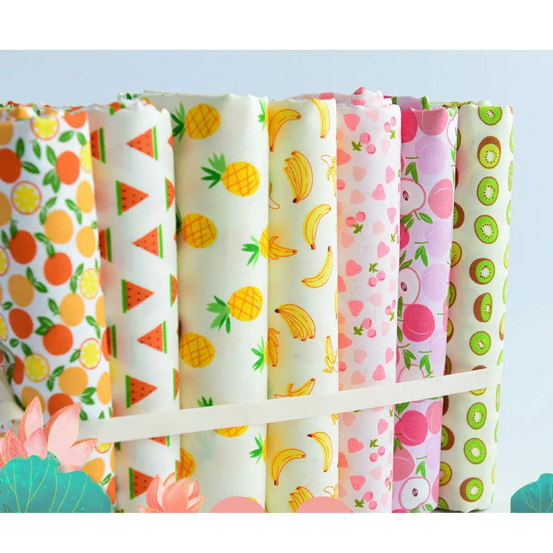 160x50 см саржевая хлопковая ткань с фруктовым принтом детская одежда сделай сам