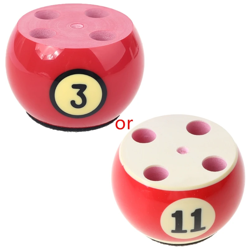

XXUD Resin Billiard Ball Pen Holder Pencil Rack Desk Funny Table Decoration
