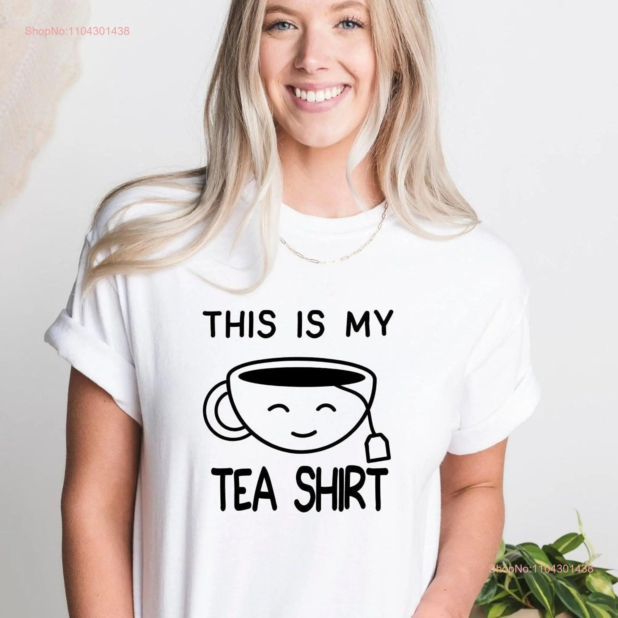 Футболка This is My Tea Funny Cup Of Lover Addict с длинными или короткими рукавами