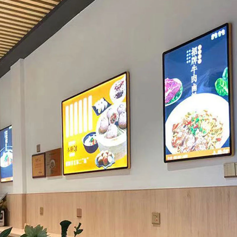 Световой короб A2 со светодиодной подсветкой магнитные рамки настенные вывески