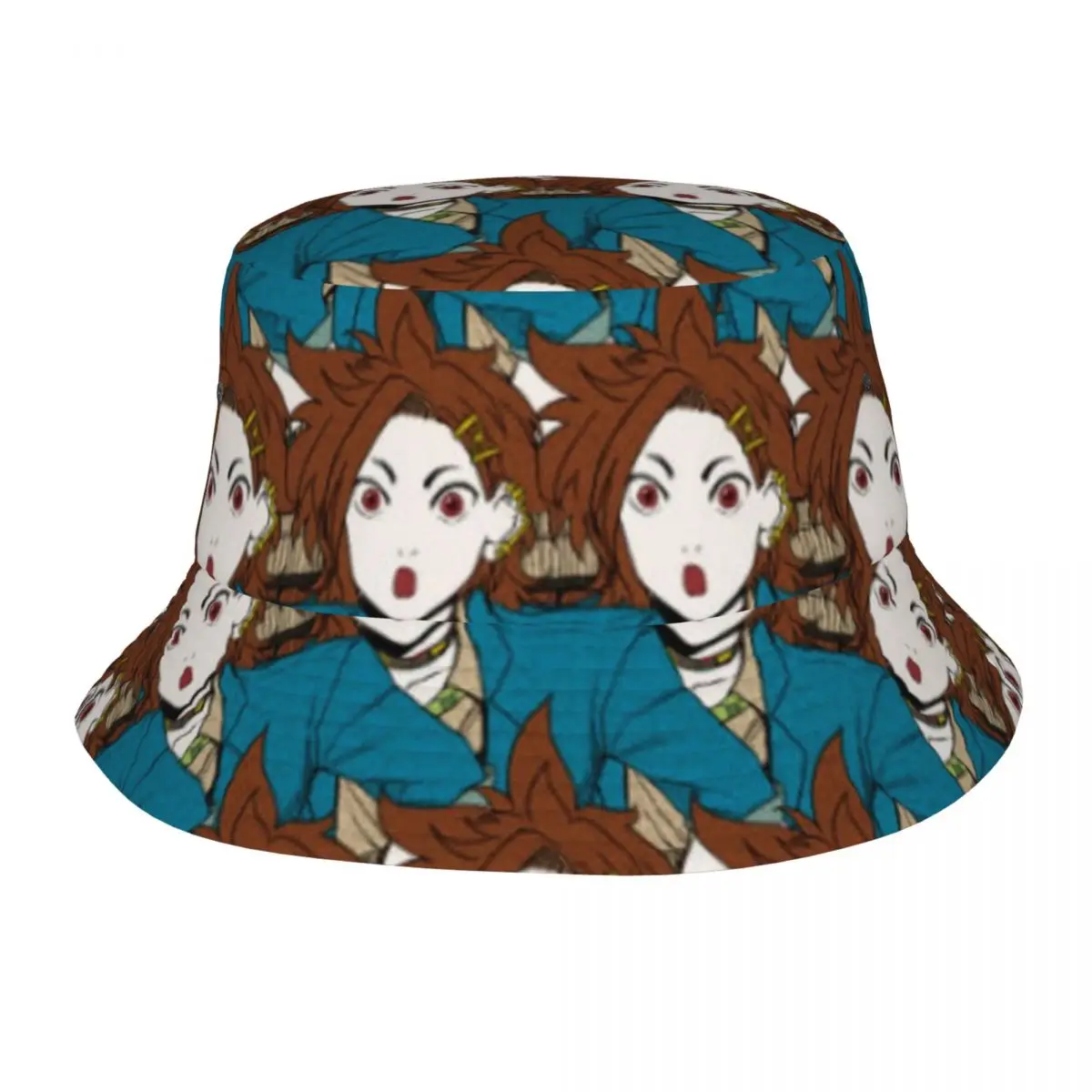 

Joe Tazuna Bucket Hat for Girl Vocation Your Turn To Die Game Anime Sun Hat Street Packable for Hiking Fishing Caps Dropshipping