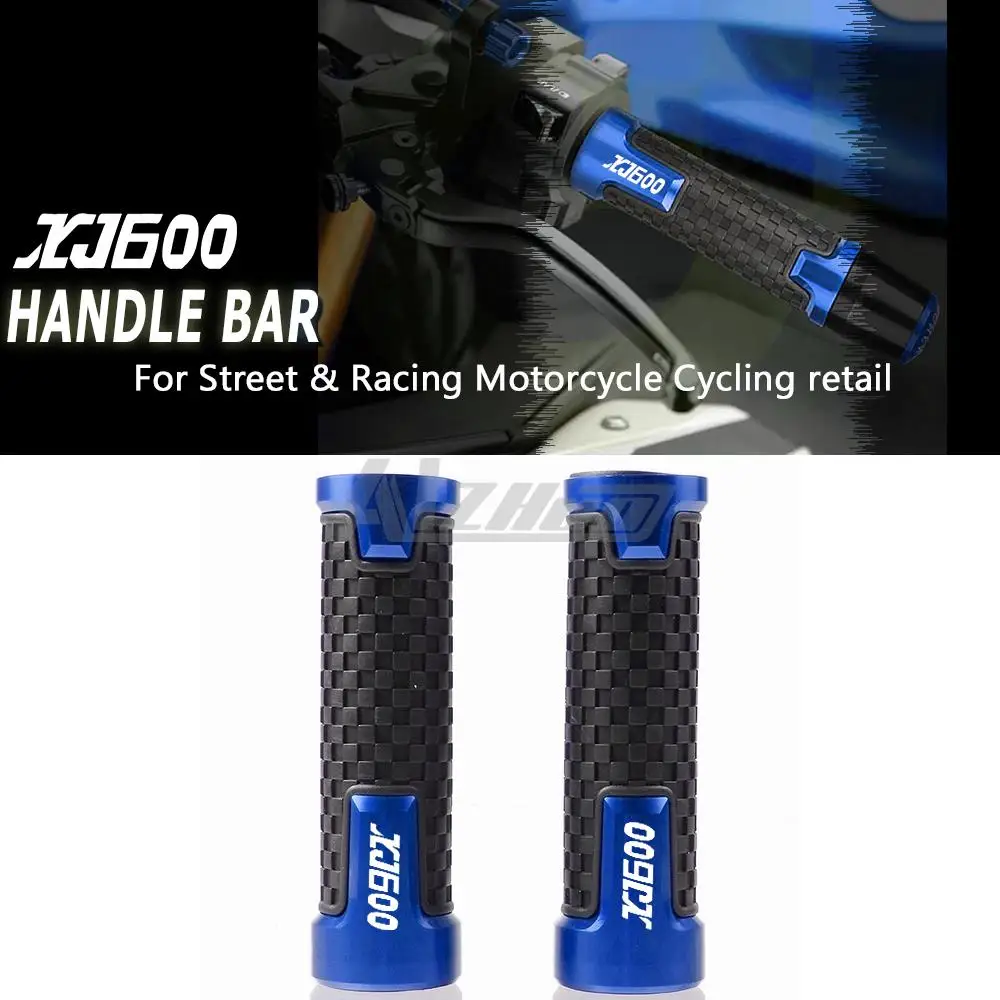 

7/8" 22mm Rubber Motorcycle Accessories XJ600 Handlebar Grips Hand Bar For YAMAHA XJ 600 XJ600NS XJ600S 1994 1995 1996 1997 1998
