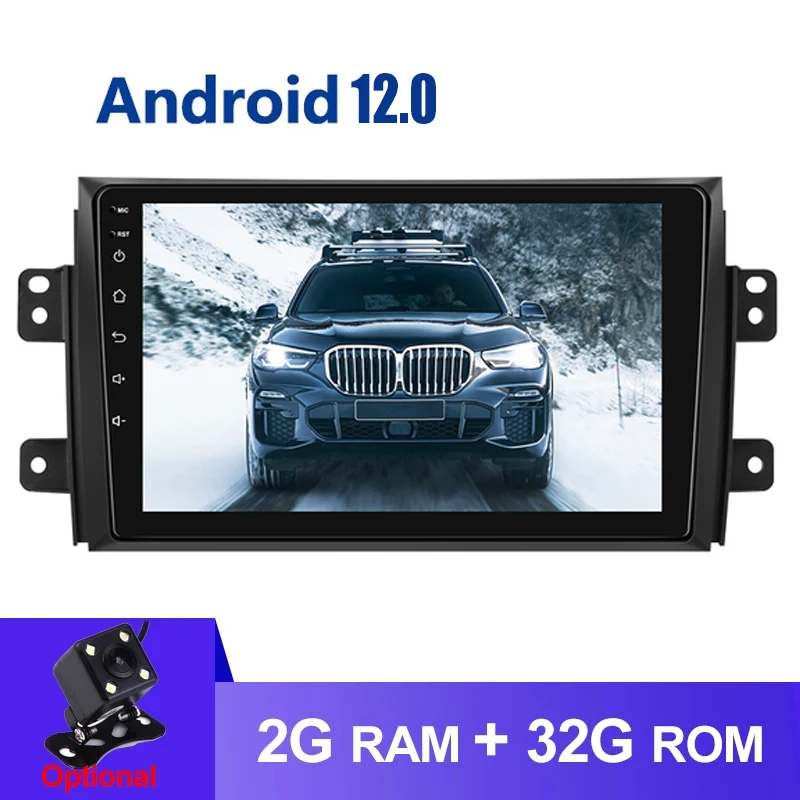

Автомагнитола 2DIN на Android, мультимедийный видеоплеер с GPS, MP5, ОЗУ 2 Гб, ПЗУ 32 ГБ, для Suzuki SX4 2006-2013
