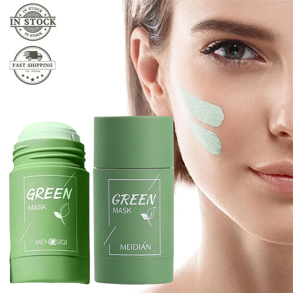 

Green Tea Moisturizing Deep Cleansing Exfoliating Oil Control Smearing Mud Film Stick Pore Removal Blackhead Mask Whitening Skin