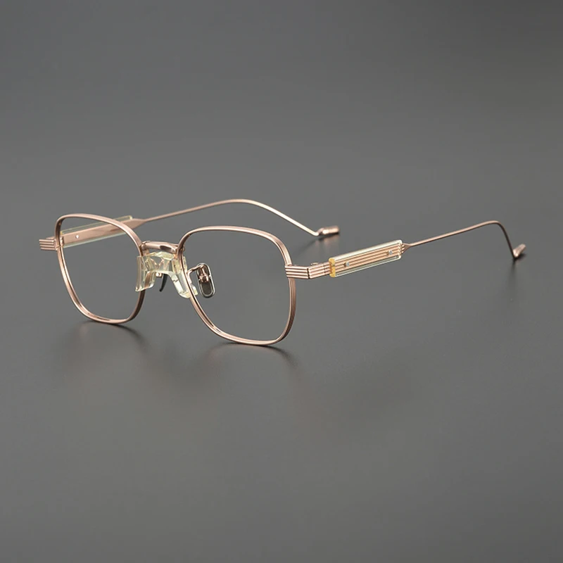 

Новинка модные квадратные классические очки с оправой для мужчин дизайнерские очки из чистого титана оптические очки для близорукости для чтения женские индивидуальные очки