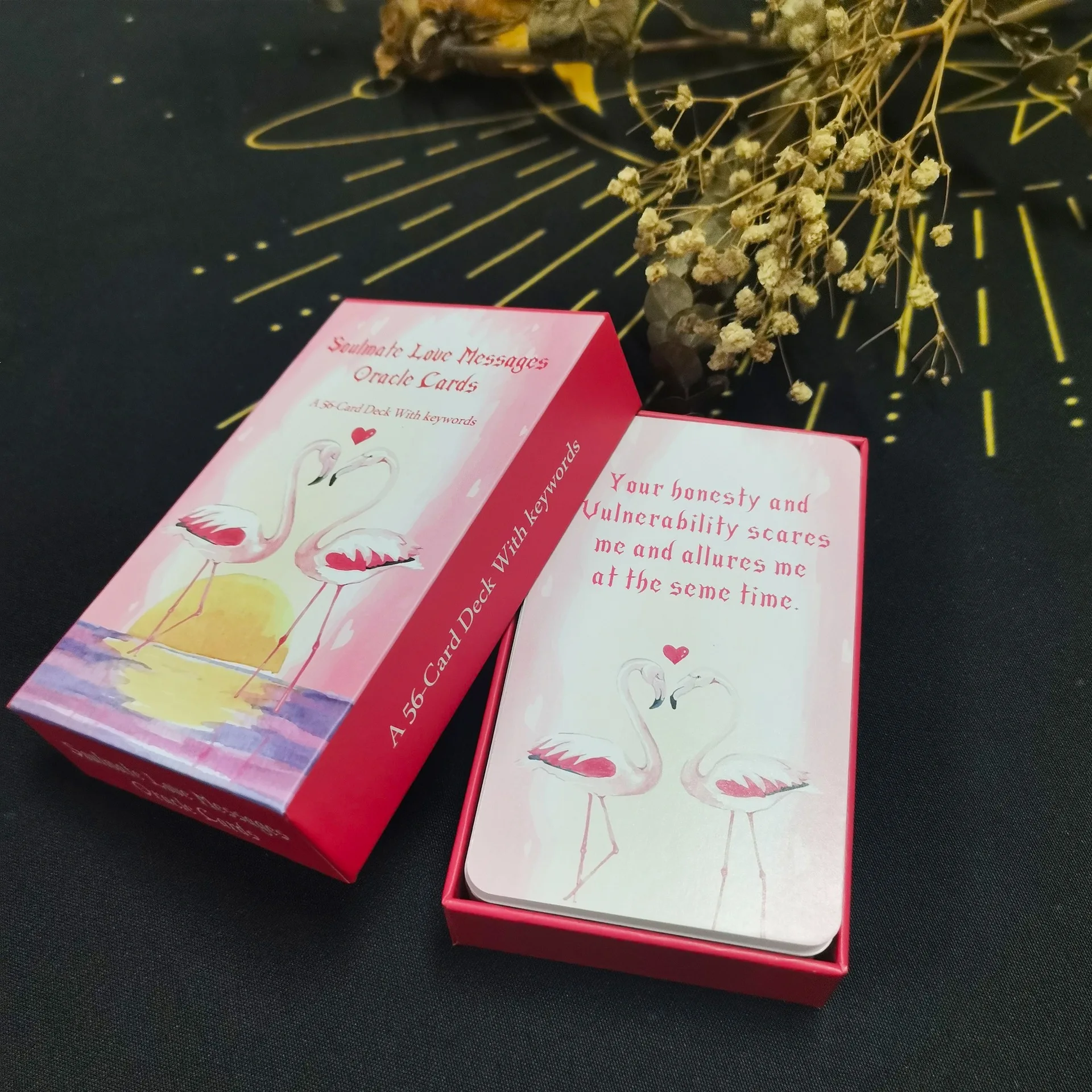 

2023New 12*7 cm Love Messages Oracle cards For Family Friends Fun Divination Entertaunment Party Board Games