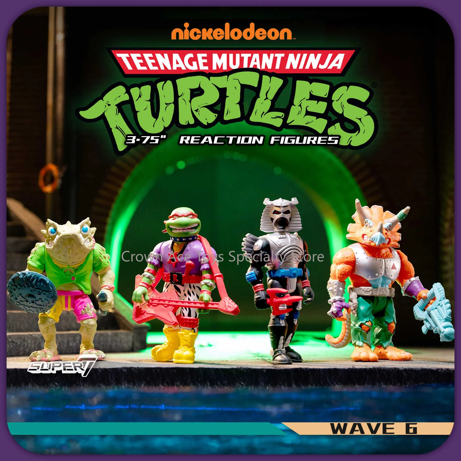 В наличии Super7 Черепашки Ниндзя TMNT Рафаэль Донателлоло Леонардо Подвесная карта 3