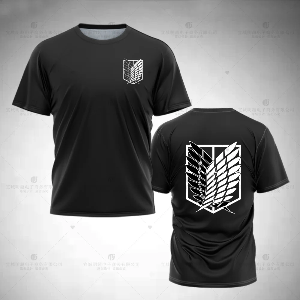 

Anime T-Shirt Scout Legion Clothes Shingeki No Kyojin T-Shirt Attack on Titan Giant Short Sleeve Shirt Men and Women
