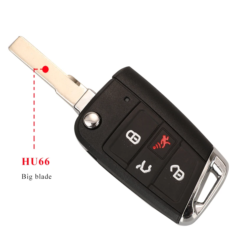 

Jinyuqin складной чехол для автомобильного ключа для Vw Seat Ibiza Skoda Superb Golf Mk7 Passat B8 Tiguan allspace, чехол для дистанционного ключа, 4 кнопки