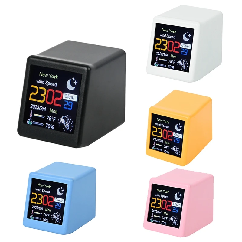 Умные часы с Wi-Fi и метеостанцией милые декоративные сделай сам анимацией для