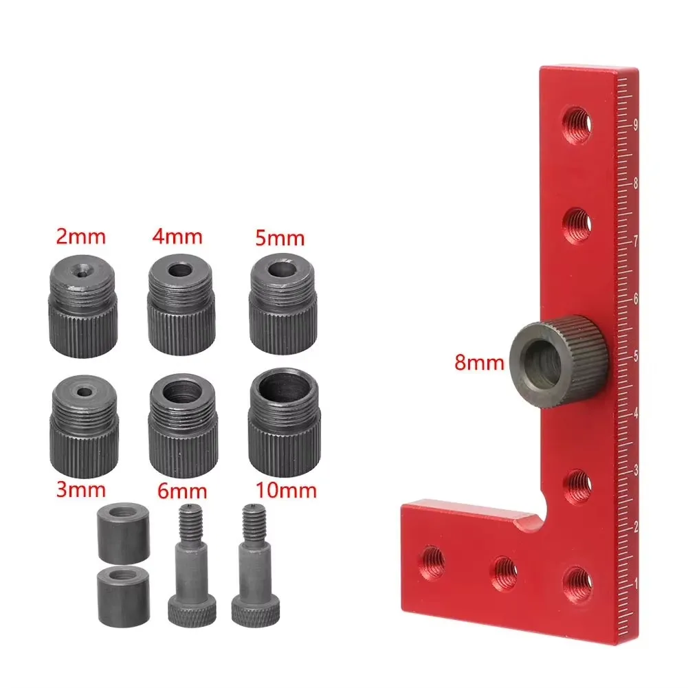 

Набор приспособлений для деревянных дюбелей 2-10 мм красный