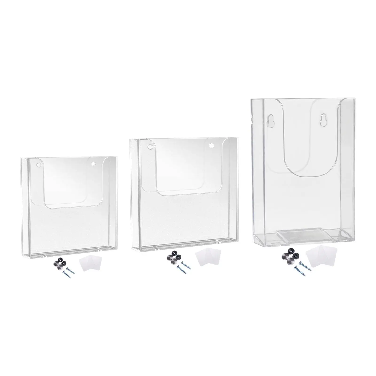 Держатель для брошюр настенный держатель прозрачный литературы комнаты