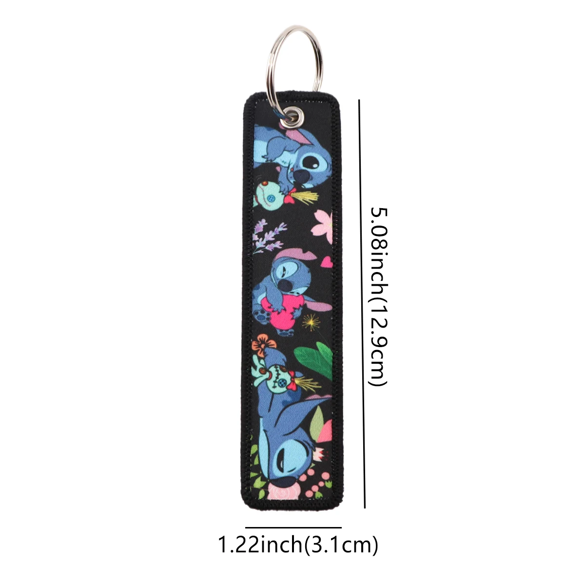 Брелок для ключей с вышивкой инопланетянина аксессуары мотоциклов и автомобилей