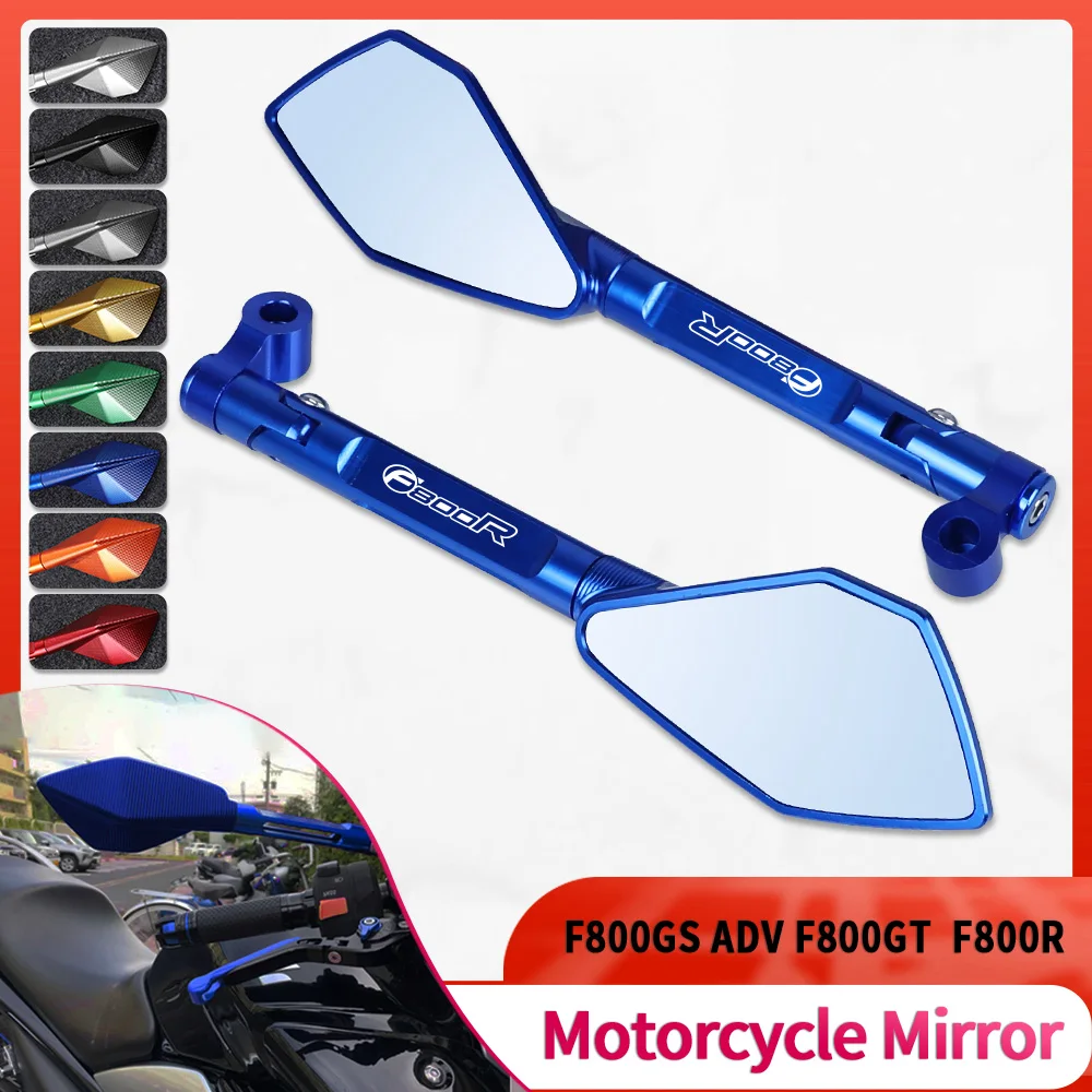 

Universal Motorcycle CNC Rear View Rearview Mirrors Side Mirror FOR BMW F800GS ADV 2008-2016 F800GT 2013-2016 F800R 2009-2016