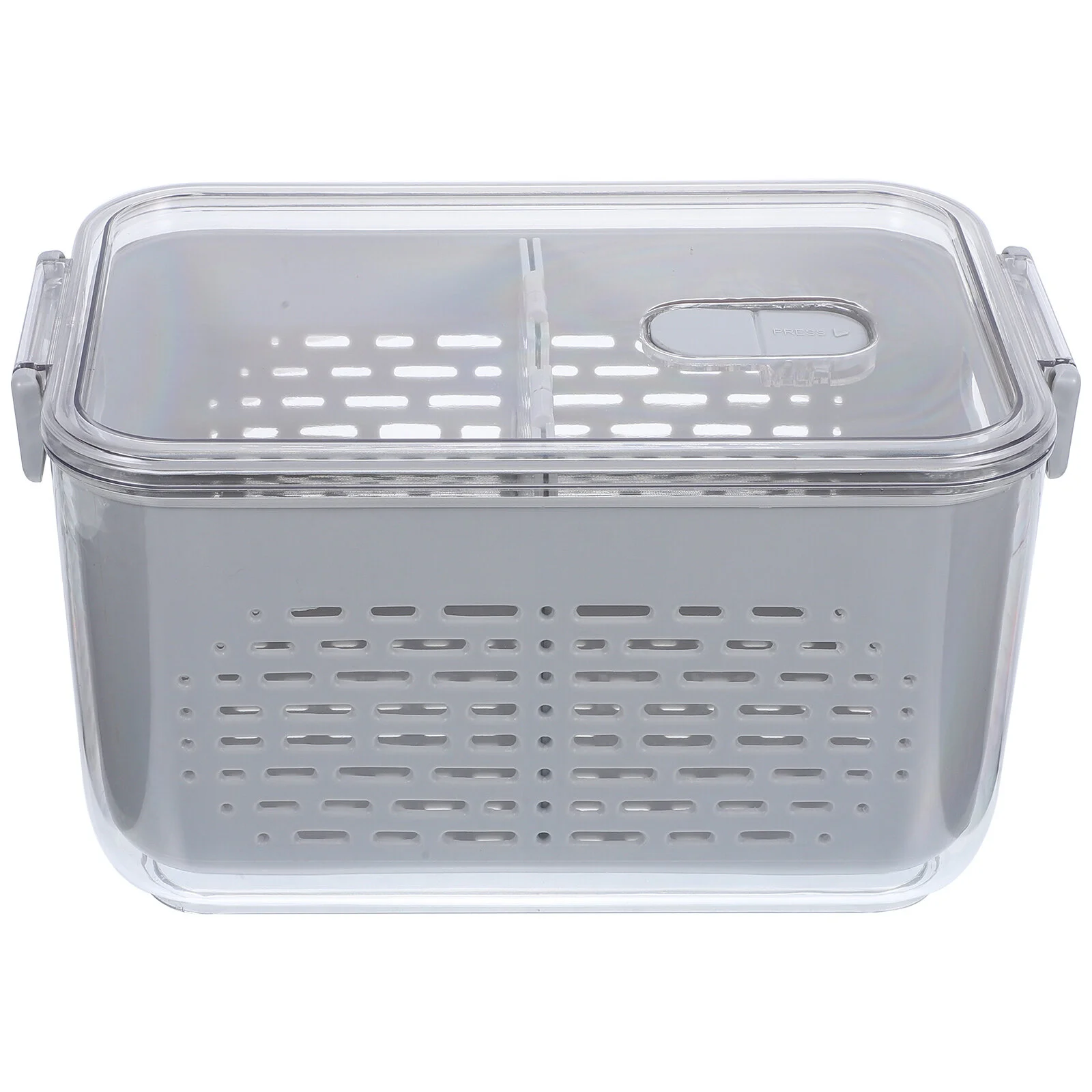 

Storage Box Fruit Containers Strawberry Fridge Salad Keeper Refrigerator Vegetable Glass