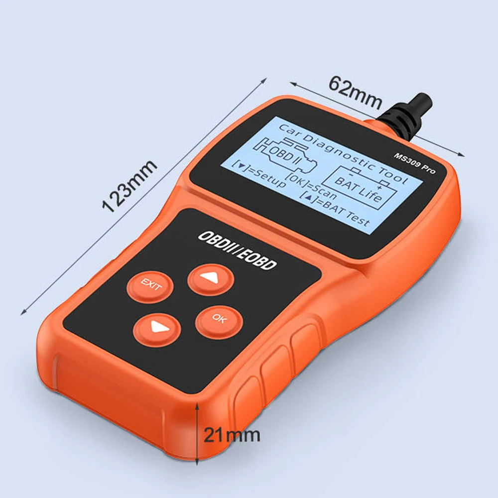 Тестер аккумулятора MS309 Pro детектор неисправности автомобиля OBD2 EOBD сканер