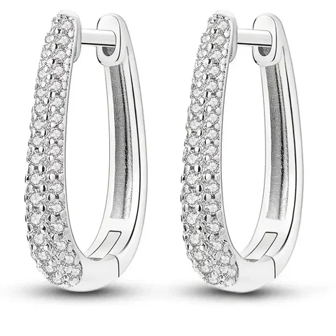 Сережки-кольца из меди