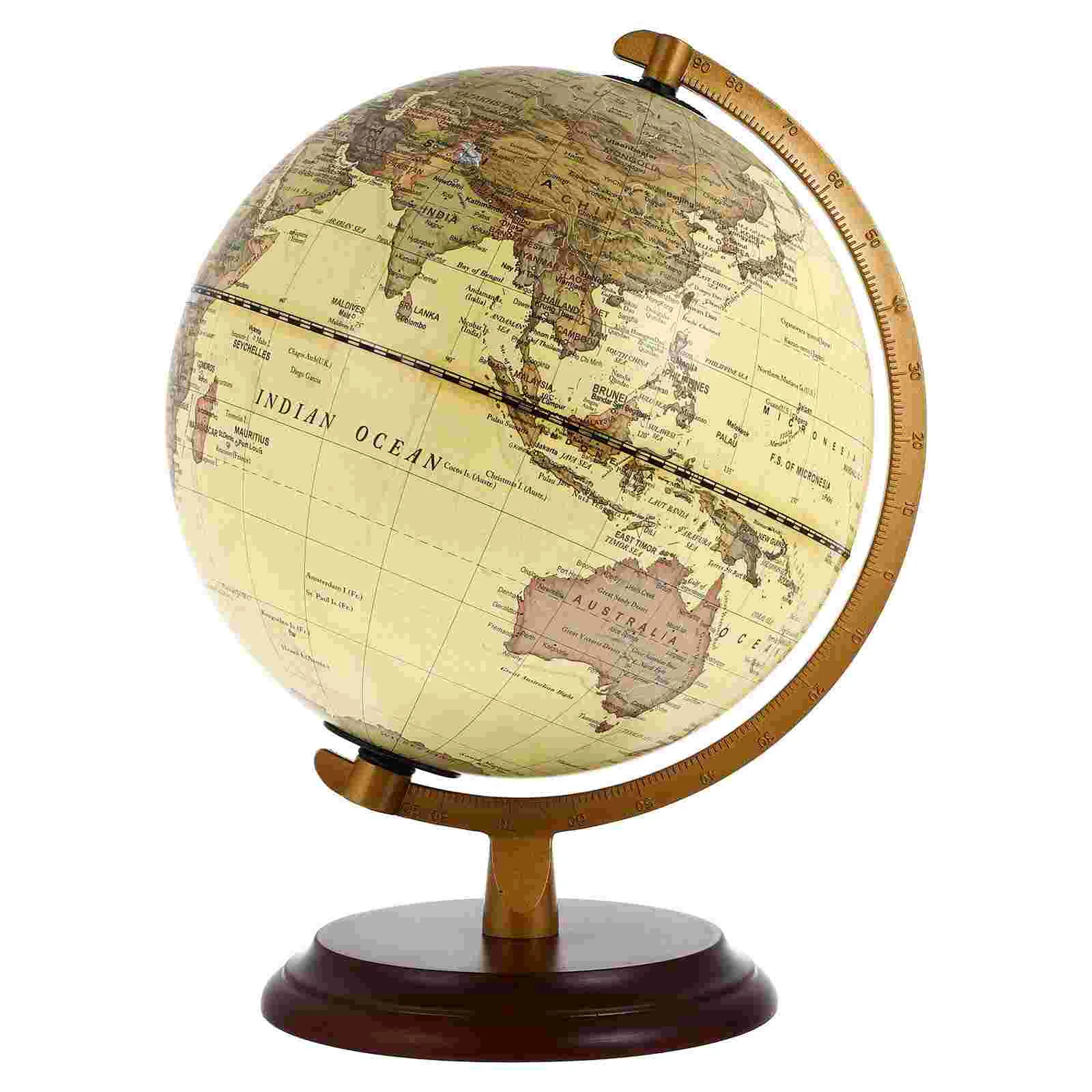 

Desktop Globe Decor Globe Ornament Antique Terrestrial Globe Decoration